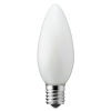 電材堂 【在庫限り】LED電球 C32シャンデリア形 ホワイトタイプ 25W形相当 電球色 口金E17 LDC2LG32E17WHDNZ