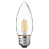 電材堂 【販売終了】LED電球 C36シャンデリア形 クリアタイプ 25W形相当 電球色 口金E26 LDC2LG36CDNZ