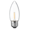 電材堂 【販売終了】LED電球 C36シャンデリア形 クリアタイプ 10W形相当 電球色 口金E26 LDC1LG36CDNZ