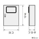日東工業 法人様限定 窓付制御盤キャビネット 防塵・防水形 片扉 鉄製基板付 横700×縦600×深250mm 代引き決済不可 窓付制御盤キャビネット 防塵・防水形 片扉 鉄製基板付 横700×縦600×深250mm RAM25-76A 画像2
