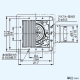 パナソニック 天井埋込形換気扇 ルーバーセットタイプ 低騒音形 24時間・局所換気兼用 埋込寸法177mm角 適用パイプφ100mm 天井埋込形換気扇 ルーバーセットタイプ 低騒音形 24時間・局所換気兼用 埋込寸法177mm角 適用パイプφ100mm FY-17S7 画像3