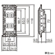 パナソニック 埋込ダブルコンセント 15A 125V 絶縁枠付 グレー 埋込ダブルコンセント 15A 125V 絶縁枠付 グレー WTF15024HK 画像2