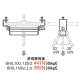 ネグロス電工 【販売終了】H形鋼用吊りボルト支持金具 W3/8・M10 フランジ幅75・100mm フランジ厚4〜20mm 溶融亜鉛めっき仕上 H形鋼用吊りボルト支持金具 W3/8・M10 フランジ幅75・100mm フランジ厚4〜20mm 溶融亜鉛めっき仕上 Z-BHIL100 画像2