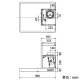 三菱 【生産完了品】レンジフードファン サイドフード形 右寄せタイプ フード幅900mmタイプ 接続パイプφ150mm レンジフードファン サイドフード形 右寄せタイプ フード幅900mmタイプ 接続パイプφ150mm V-90SF2-R 画像3