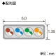 ELECOM LANケーブル フラットタイプ CAT6準拠 ヨリ線 長さ2m ブルー LANケーブル フラットタイプ CAT6準拠 ヨリ線 長さ2m ブルー LD-GF2/BU2 画像2