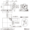 三菱 【生産完了品】ダクト用換気扇 天井埋込形 居間・事務所・店舗用 消音形 フラットインテリア・大風量タイプ 24時間換気機能付 接続パイプφ100mm 埋込寸法260mm角 ダクト用換気扇 天井埋込形 居間・事務所・店舗用 消音形 フラットインテリア・大風量タイプ 24時間換気機能付 接続パイプφ100mm 埋込寸法260mm角 VD-15ZLEP13-FPS 画像2