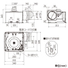 三菱 【生産完了品】ダクト用換気扇 天井埋込形 サニタリー用 低騒音形 グリル別売・大風量タイプ 接続パイプφ150mm 埋込寸法315mm角 ダクト用換気扇 天井埋込形 サニタリー用 低騒音形 グリル別売・大風量タイプ 接続パイプφ150mm 埋込寸法315mm角 VD-20ZB13-IN 画像2