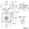 三菱 【生産完了品】ダクト用換気扇 天井埋込形 サニタリー用 低騒音形 グリル別売・大風量タイプ 接続パイプφ150mm 埋込寸法395mm角 ダクト用換気扇 天井埋込形 サニタリー用 低騒音形 グリル別売・大風量タイプ 接続パイプφ150mm 埋込寸法395mm角 VD-23ZB13-IN 画像2