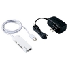 ELECOM USB2.0ハブ セルフパワータイプ 4ポート ACアダプター付 ケーブル長1.5m ホワイト U2H-AN4SWH