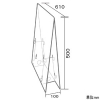 アーテック 飛沫防止透明パーテーション 大 1.0mm厚タイプ 両面保護フィルム付 飛沫防止透明パーテーション 大 1.0mm厚タイプ 両面保護フィルム付 051080 画像2
