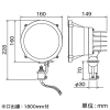 岩崎電気 小形LED投光器 《LEDioc FLOOD POP》 丸形タイプ 中角 電球色 オフホワイト 小形LED投光器 《LEDioc FLOOD POP》 丸形タイプ 中角 電球色 オフホワイト E30011M/LSAN9/W 画像3