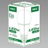 NEC LED電球 一般電球形40W相当 昼白色 E26口金 密閉器具対応 LDA5N-G/2-キキ