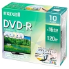 マクセル 【生産完了品】録画用DVD-R デザインプリントレーベル 片面4.7GB 1〜16倍速記録対応 CPRM対応 10枚入 DRD120PME.10S