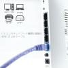 ホーリック LANケーブル UTP カテゴリー6A 0.5m パープル LANケーブル UTP カテゴリー6A 0.5m パープル LC05-510RB 画像5