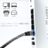 ホーリック LANケーブル UTP カテゴリー6A 1m ブラック LANケーブル UTP カテゴリー6A 1m ブラック LC10-578RB 画像5