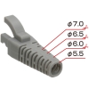 マーベル モジュラーカバー カット式・先付けタイプ(グレー) モジュラーカバー カット式・先付けタイプ(グレー) MLA-5MCG 画像2