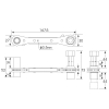 マーベル 電工ラチェットレンチ 電工ラチェットレンチ MDR-1217 画像4