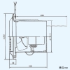 日本キヤリア(東芝) パイプ用ファン 圧力形 丸形格子タイプ 優良住宅部品タイプ 浴室用 風圧シャッター付 ビニルキャブタイヤケーブル付 壁面取付専用 接続ダクトφ150mm パイプ用ファン 圧力形 丸形格子タイプ 優良住宅部品タイプ 浴室用 風圧シャッター付 ビニルキャブタイヤケーブル付 壁面取付専用 接続ダクトφ150mm VFP-12LB 画像3