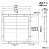 パナソニック 風圧式シャッター 75cm用 鋼板製 風圧式シャッター 75cm用 鋼板製 FY-GAS754 画像2