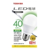 東芝 【ケース販売特価 10個セット】LED電球 A形 一般電球形  40W相当 広配光 昼白色 E26 LDA4N-G/K40V1R