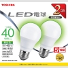 東芝 LED電球 A形 一般電球形  40W相当 広配光 昼白色 E26 2P LDA4N-G/K40V1RP