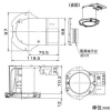 DAIKO 【在庫限り】LEDライトユニット 白熱灯100W相当 非調光タイプ 6.9W 配光角60° 電球色 LEDライトユニット 白熱灯100W相当 非調光タイプ 6.9W 配光角60° 電球色 LZA-93090 画像2