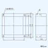 日本キヤリア(東芝) 不燃枠 有圧換気扇用 20cm用 組立式 産業用換気扇別売部品 不燃枠 有圧換気扇用 20cm用 組立式 産業用換気扇別売部品 FW-20VP 画像2