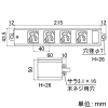 ELECOM 工事用タップ 3P・4個口 抜け止め 手元スイッチ・雷ガード付 コード長5m 工事用タップ 3P・4個口 抜け止め 手元スイッチ・雷ガード付 コード長5m T-WRMT3450LG/RS 画像2