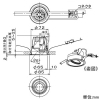 DAIKO LEDユニバーサルダウンライト 《illco》 LZ0.5C ダイクロハロゲン75W形65W相当 埋込穴φ75mm 配光角18° 温白色 ブラック 電源別売 LEDユニバーサルダウンライト 《illco》 LZ0.5C ダイクロハロゲン75W形65W相当 埋込穴φ75mm 配光角18° 温白色 ブラック 電源別売 LZD-91943AB 画像2