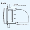 日本キヤリア(東芝) 薄壁取付枠 防火ダンパー付ウェザーカバー用 インテリア有圧換気扇用 ステンレス製 25cm用 産業用換気扇別売部品 薄壁取付枠 防火ダンパー付ウェザーカバー用 インテリア有圧換気扇用 ステンレス製 25cm用 産業用換気扇別売部品 KW-U25VPD 画像4