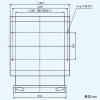 日本キヤリア(東芝) 給排気形ウェザーカバー 有圧換気扇用 ステンレス製 25cm用 産業用換気扇別売部品 給排気形ウェザーカバー 有圧換気扇用 ステンレス製 25cm用 産業用換気扇別売部品 C-25SPU 画像2