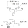 SANEI シングル混合栓 シングル混合栓 CK2710K-13 画像2