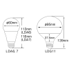 ALEG 養鶏場用 防水防塵調光LEDランプ 40W型 昼白色 ALEG Waterproof Lamp series 養鶏場用 防水防塵調光LEDランプ 40W型 昼白色 ALEG Waterproof Lamp series LDA6NGD40W 画像2