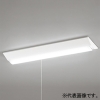 オーデリック LEDベースライト ≪LED-LINE≫ R15 クラス2 直付型 20形 逆富士型(幅230mm) 800lmタイプ FL20W×1灯相当 LEDユニット型 昼白色 非調光タイプ プルスイッチ付 XL501104R1B