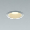 コイズミ照明 LEDパネルダウンライト ベースタイプ 高気密SB形 防雨・防湿型 白熱球60W相当 埋込穴φ75mm 散光配光 非調光 電球色 ブライトシルバー AD7002S27