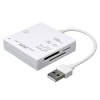 サンワサプライ USB2.0 カードリーダー コンパクトタイプ 4スロット搭載 ホワイト ADR-ML23WN
