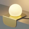 コイズミ照明 LED一体型テーブルスタンド 白熱球60W相当 非調光 電球色 スイッチ付 金色メッキ AT51302