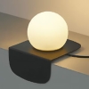 コイズミ照明 LED一体型テーブルスタンド 白熱球60W相当 非調光 電球色 スイッチ付 マットブラック AT51304