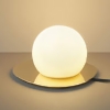 コイズミ照明 LED一体型テーブルスタンド 白熱球60W相当 非調光 電球色 スイッチ付 金色メッキ AT51305