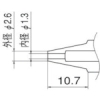 白光 ノズル 1.3mm N1-13