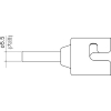 白光 ノズル シングル 5.5MM N51-03