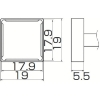 白光 こて先 クワッド 17.9mmX17.9mm T12-1204