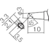 白光 こて先 3BC型 溝付 はんだメッキ 1mm T12-BCM3