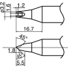 白光 こて先 溝付 T33-1611