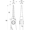 idealtek ESD精密プライヤー 直爪 140mm ESD精密プライヤー 直爪 140mm ES6025-CR-BG-IT 画像2