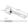 エビ ハイブリットモンキーレンチX グリップ 150mm ハイブリットモンキーレンチX グリップ 150mm UM24XD 画像4