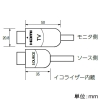 関西通信電線 HDMI-EQケーブル(イコライザー付) 15m HDMI-EQケーブル(イコライザー付) 15m HDMIEQ15M 画像2