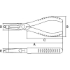 スリーピークス トップカッター(バネ付) 150mm トップカッター(バネ付) 150mm TC-10Z 画像2