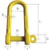 大洋 強力長シャックル 脱落防止 TSLG-2.5t TSLG-2.5