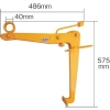 ネツレン DV-ARM型 1/2TON ドラム缶吊クランプ D2751